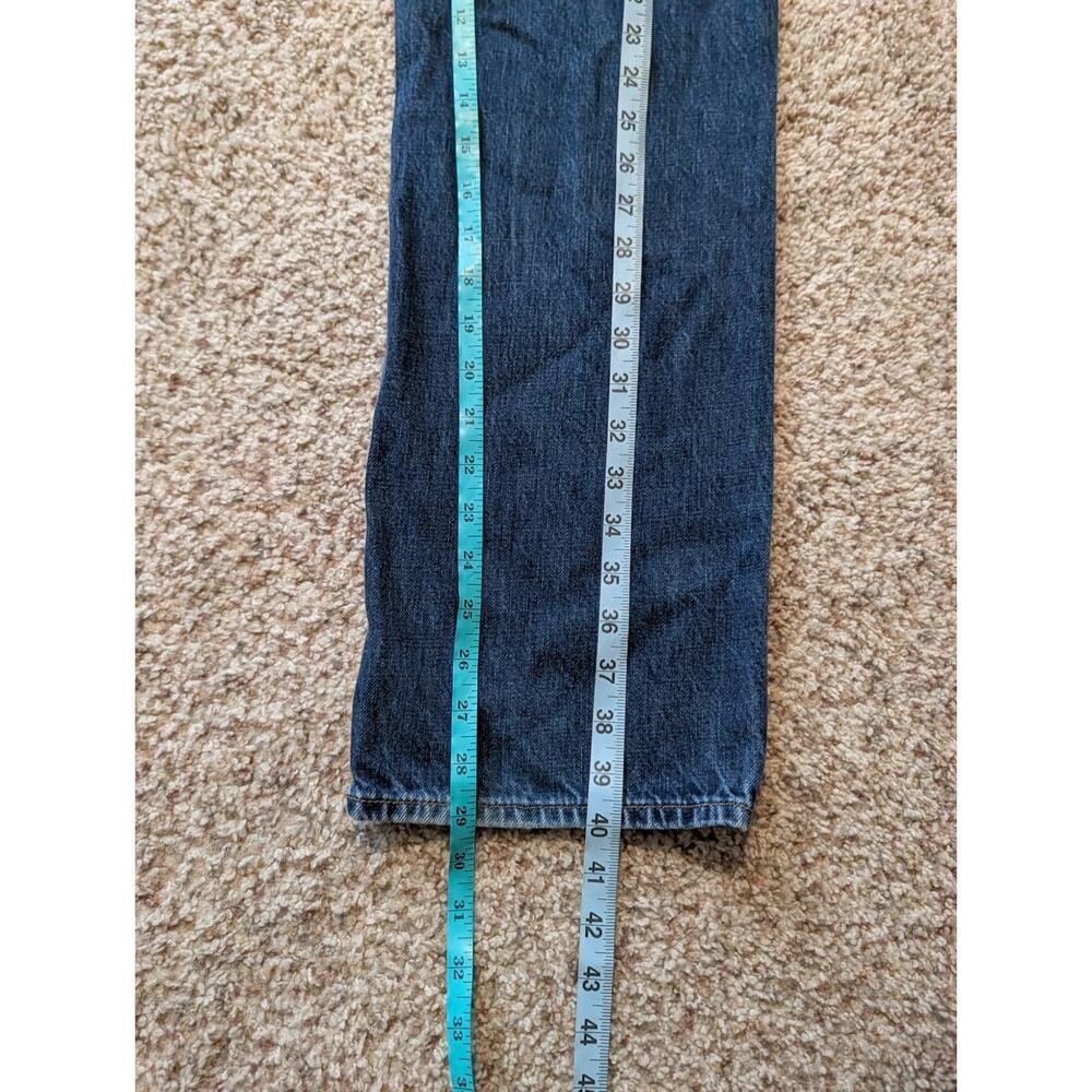 GAP 1969 StraighLeg; 100% Cotton, Men's Denim Jeans/Pants 34X30, Blue Denim - Picture 6 of 12